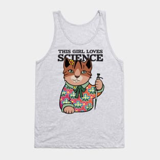 This Girl Loves Science Tank Top